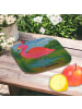Mr. & Mrs. Panda Glas-Untersetzer Flamingo Classic Design ohne S... in Weiß