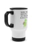 Mr. & Mrs. Panda Kaffee-Thermobecher Schildkröte Wanderer mit Sp... in Weiß