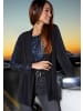 LASCANA Blusenjacke in schwarz-navy