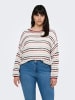 ONLY Carmakoma Strickpullover in Cloud Dancer