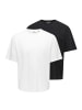 ONLY & SONS T-Shirt Caspian in Schwarz / weiß