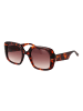 Ted Baker Damen Sonnenbrillen Quadrat Braun