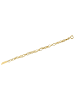 Adeliás Damen Armband aus Edelstahl 18 cm in gold