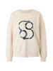 s.Oliver Sweatshirt langarm in Beige