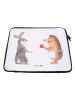 Mr. & Mrs. Panda Notebook Tasche Hase Igel ohne Spruch in Weiß