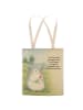 Mr. & Mrs. Panda shopping bag Chinchilla Blume Design mit Spruch in Weiß