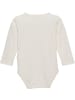 Fixoni Kinder Langarmbody "Body LS Solid" in Weiß