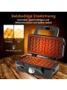 COSTWAY 3-in-1 Elektrischer Sandwichmaker 1200W in Schwarz