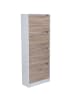 FineBuy Schuhschrank in Weiß / Spanplatte / 60x24x150