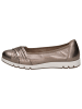 Caprice Ballerina in TAUPE METALLIC