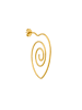 usha WHITE LABEL Women Earrings With Butterfly Clutch in Gold