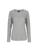 IDENTITY T-Shirt elegant in Grau meliert