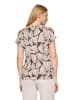 Betty Barclay Basic Shirt mit V-Ausschnitt in Braun/Beige