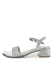 Marco Tozzi Riemchensandaletten in Silber