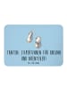 Mr. & Mrs. Panda Tafelmagnet Tante Abenteuer mit Spruch in Blau Pastell