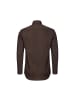 Karl Lagerfeld Langarmhemd 605000 in dunkelbraun