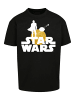 F4NT4STIC Oversize T-Shirt Star Wars The Mandalorian ZZZ in schwarz