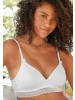 PETITE FLEUR petite fleur Bralette-BH in weiß+schwarz