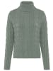 Laura Scott Rollkragenpullover in salbei mélange