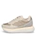 Sun68 Sneaker Big Ally Teddy Fur in Beige Gold