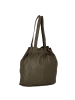 Greenburry Nappa Beuteltasche Leder 37 cm in olive