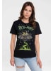 Logoshirt T-Shirt Rick & Morty - Raumschiff in schwarz