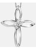 Diamant L'éternel Halskette aus 375 Weißgold mit Diamant