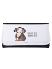 Mr. & Mrs. Panda Damen Portemonnaie Hund Entspannen mit Spruch in Weiß