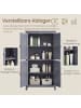 VASAGLE Badkommode Helan in Schiefergrau - (B)60 x (H)110 x (T)30 cm