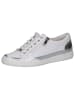 Caprice Sneaker in WHITE/SILVER