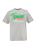 JP1880 Kurzarm T-Shirt in grau melange