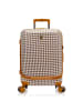 Heys EZ Fashion 4 Rollen Kabinentrolley S 53 cm mit Dehnfalte brown houndstooth
