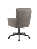 DUBI Möbel 2er-Set: Bürostuhl Mika-Riko in Taupe - (B)60 x (H)92 x  (T)66 cm