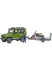 bruder Spielzeugfahrzeug Land Rover Defender mit Anhänger - 4-8 Jahre