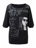 Aniston SELECTED 3/4-Arm-Shirt in schwarz-weiß-rot-bedruckt