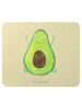 Mr. & Mrs. Panda Mauspad Avocado Glücklich ohne Spruch in Gelb Pastell