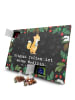 Mr. & Mrs. Panda Adventskalender Fuchs Origami mit Spruch in Kreidetafel