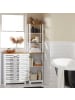 SoBuy Badezimmerschrank in Reinweiß - (W) 30 x (H) 160 x (L) 39 cm