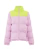 cosimon Damen Wattierte Steppjacke in Macaron Pink Saure Limette