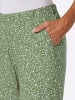 Sieh an! Schlupfhose in eucalyptus-weiß-bedruckt