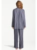 Seidensticker Pyjama Classic Web in Navy