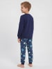 TupTam Kinder Jungen Pyjama Set Langarm 2-teilig in blau/grün