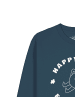 wat? Apparel Sweatshirt Happy day everyday in Petrol