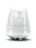 Mr. & Mrs. Panda Whiskey Tumbler Nasenbär mit Spruch in Transparent