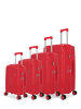 OBAGO 4 tlg. Kofferset LYRA M in Rot (101L/67L/43L/31L)