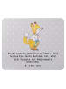 Mr. & Mrs. Panda Mouse-Pad Humorvolle Ärztin mit Spruch in Grau Pastell