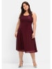 sheego Abendkleid in aubergine