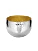 Fink Schale "Sefa" in Silber/ Gold - H. 18,5 cm - D. 25,5 cm