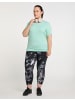 Venice Beach T-Shirt Curvy Line Sui in galaxy green