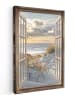 OnlyWow Leinwand Bilder Sandfarben